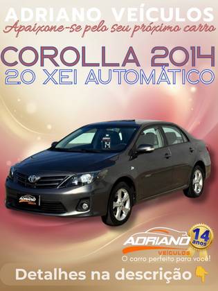 TOYOTA COROLLA 2.0 XEI 16V FLEX 4P AUTOMÁTICO